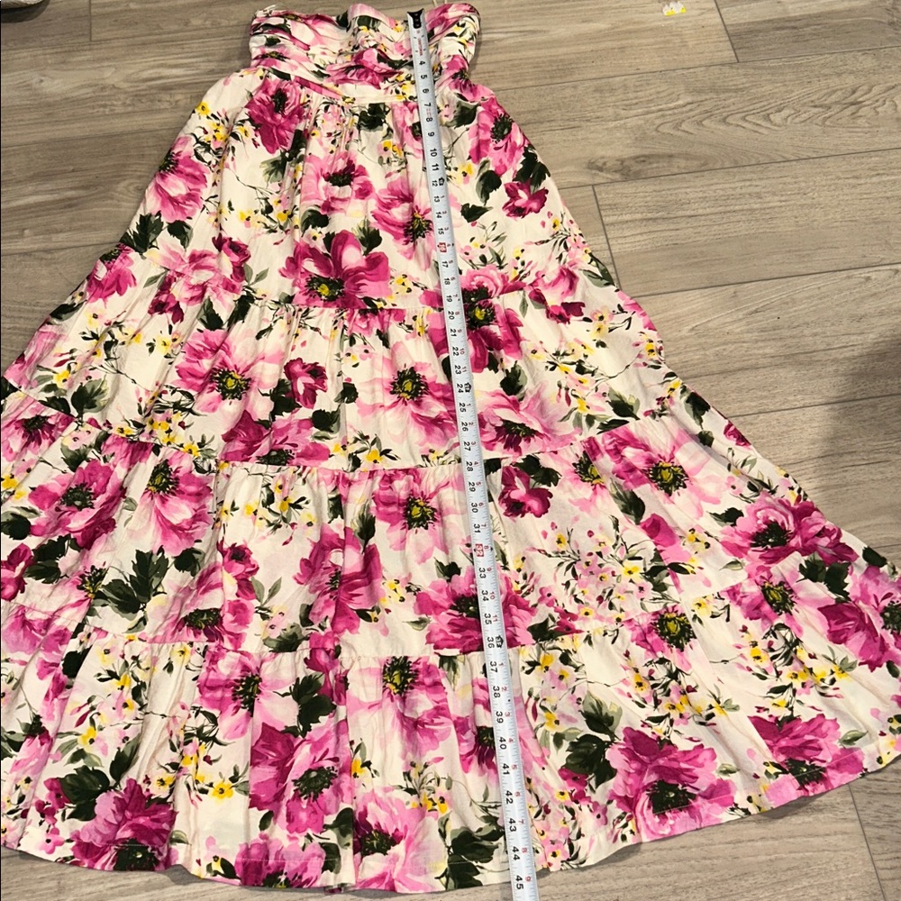 Abercrombie & Fitch Emerson Strapless Floral Maxi Dress XS - Picture 9 of 12